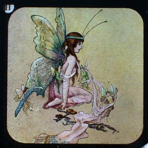 THE WATER-BABIES - magic lantern slide